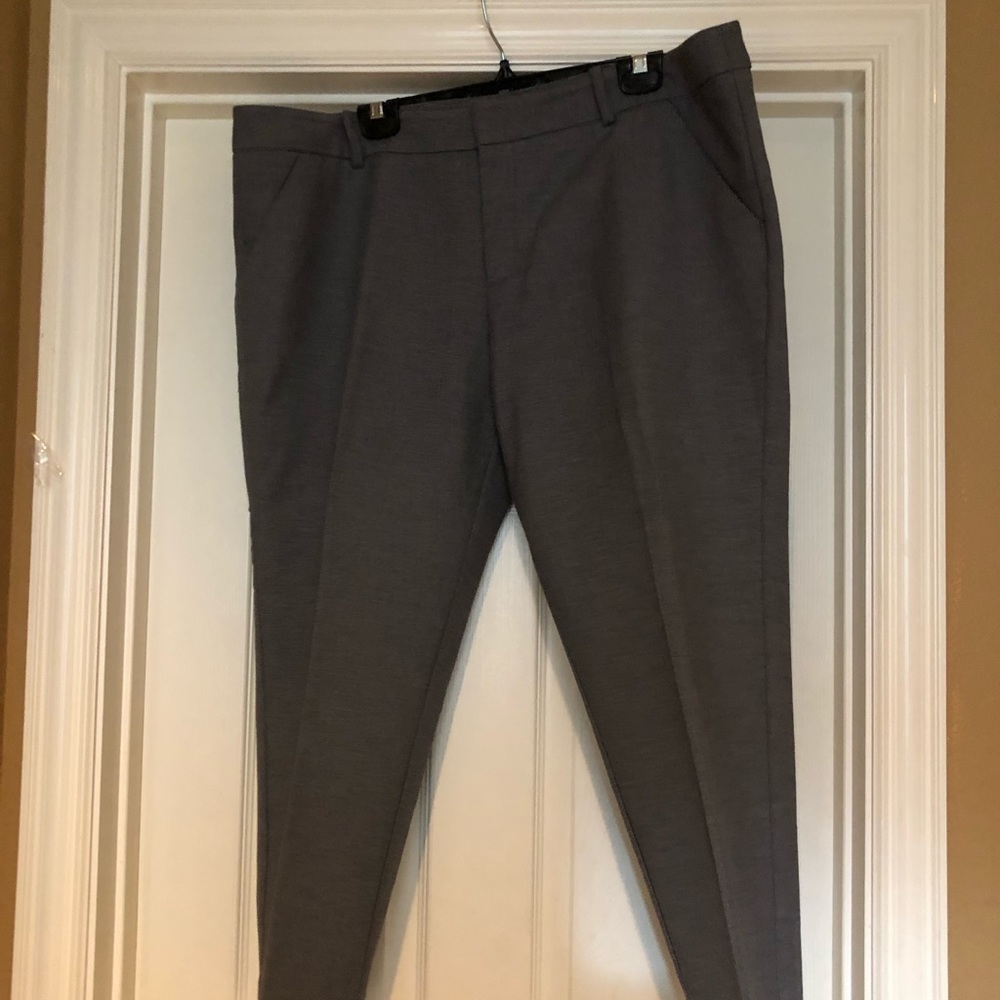 Merona Trousers. Black and White. Short/Ankle